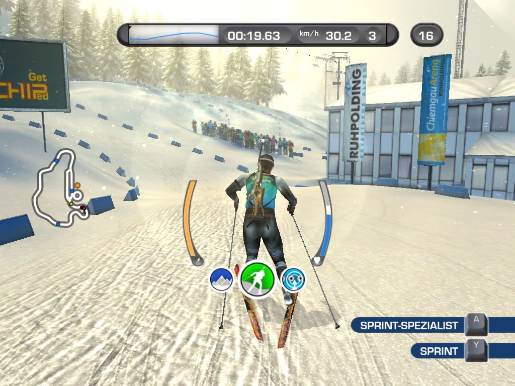 RTL Biathlon 2009 screenshot 5 for Wii
